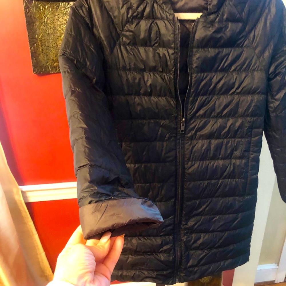 ATHLETA REVERSAWARM REVERSIBLE DOWN COAT - Picture 8 of 15